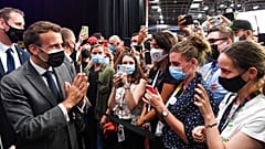 Emmanuel Macron ließ sich den Antrittsbesuch trotz seines Trips nach Rumänien nicht nehmen