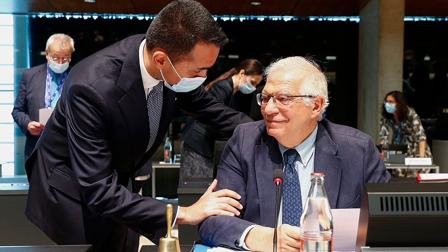 EU's high representative Josep Borrell chair the meeting in Luxembourg.