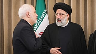 تصویر آرشیوی از دیدار ابراهیم رئيسی و جواد ظریف