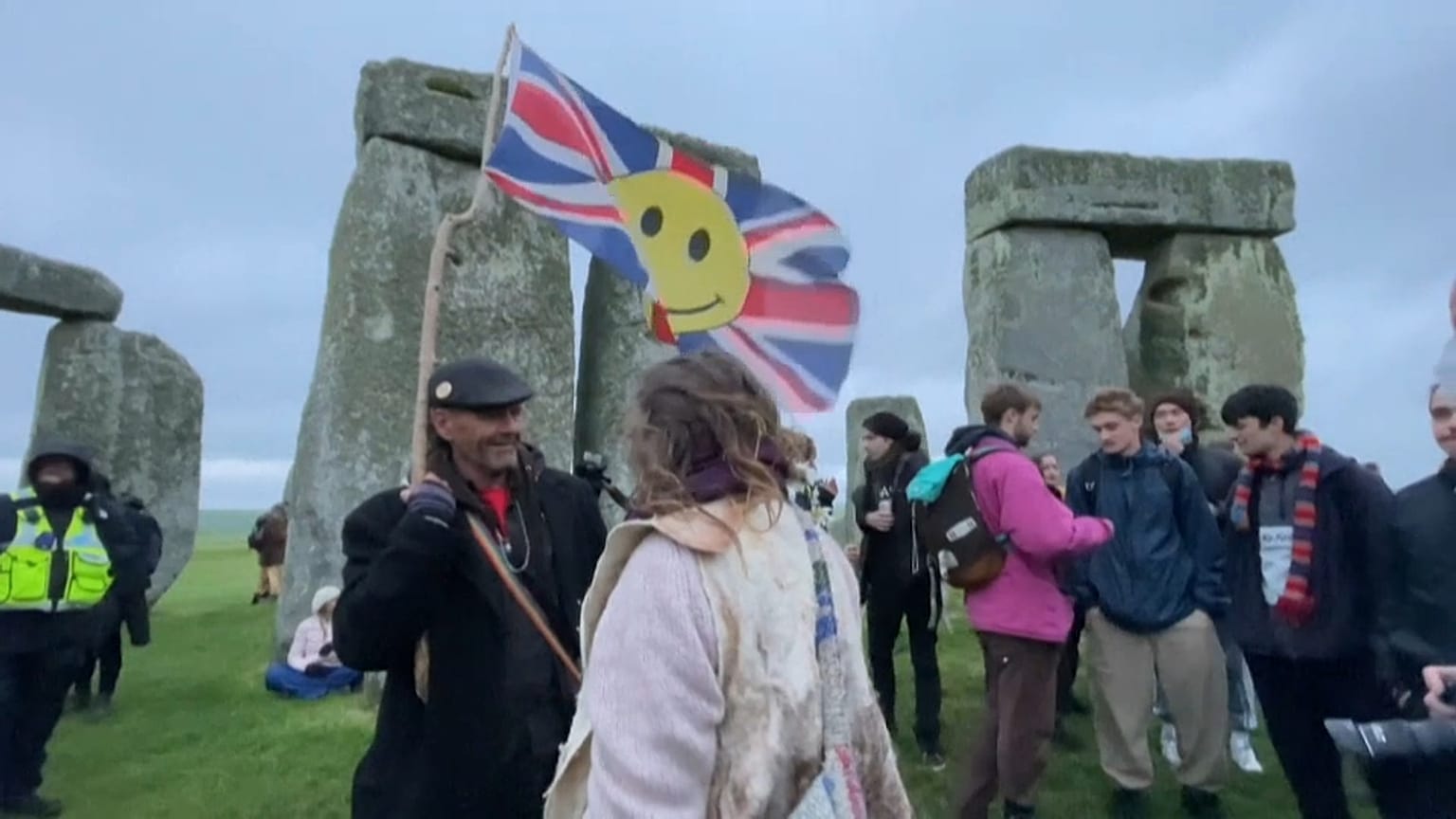 Solstício de verão em Stonehenge 