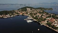 Paquetá-sziget madártávlatból