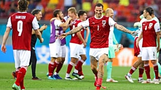 Team aus Österreich in Feierlaune in Bukarest