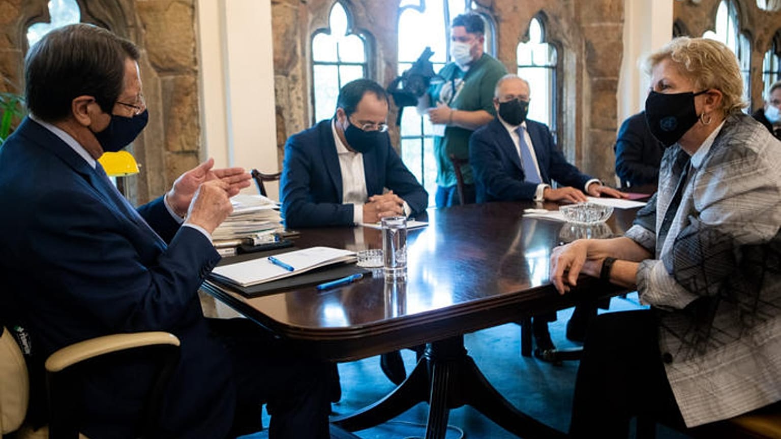 Η Τζέιν Χολ Λουτ στο Προεδρικό