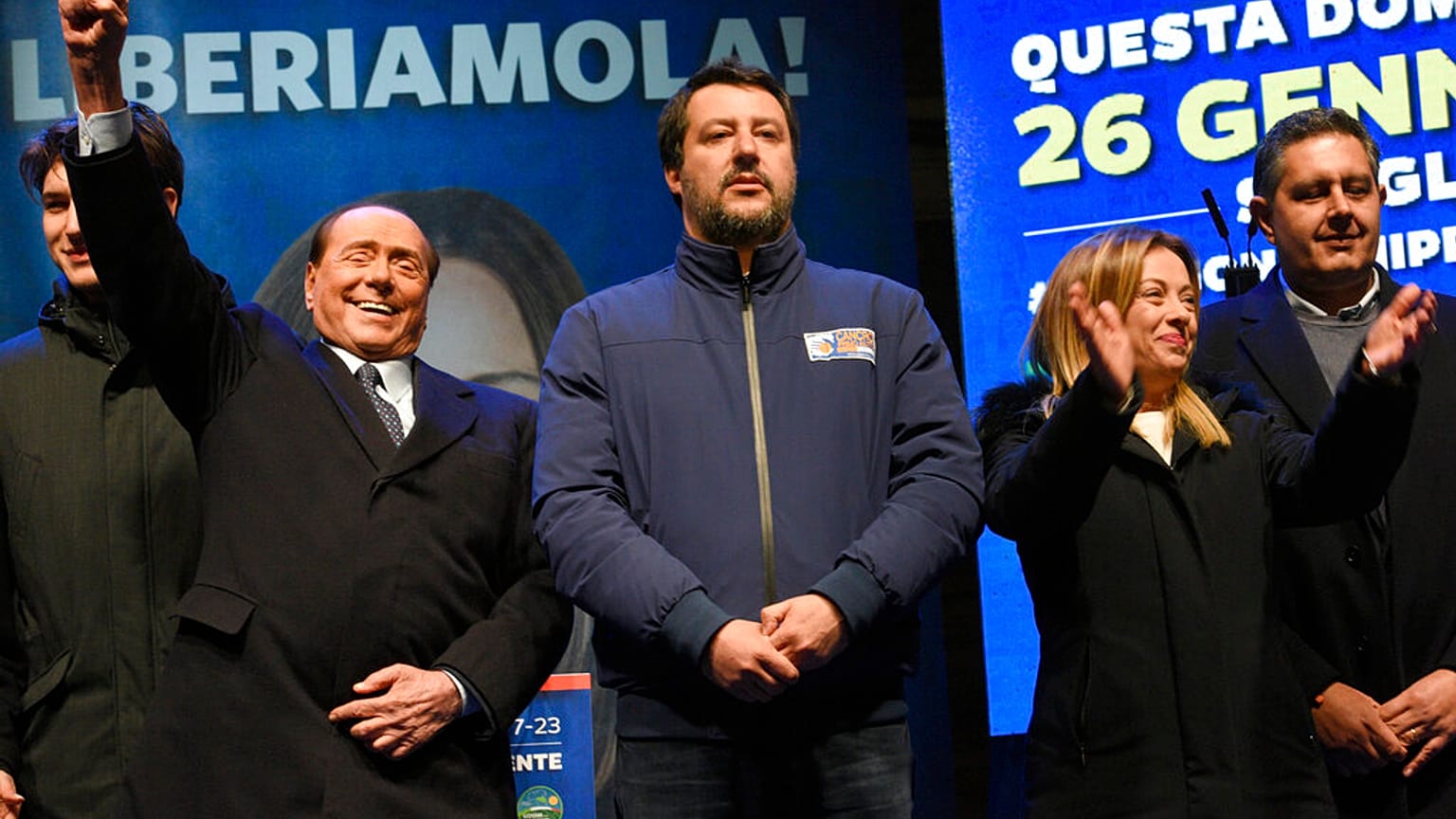 Silvio Berlusconi, Matteo Salvini 