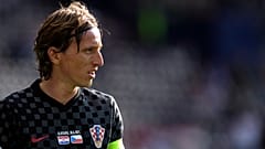 Croatia's Luka Modric during their Euro 2020 group D match against the Czech Republic in Glasgow, June 18, 2021. 