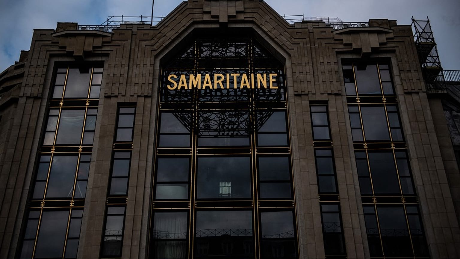 Archives : façade de "La Samaritaine" à Paris, le 19/11/2019