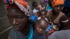 Deslocados no norte de Moçambique
