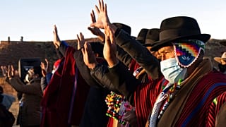 Saludo al sol del Año Nuevo Andino