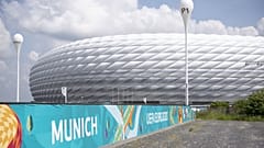 A müncheni Allianz stadion: itt játszik Németország ellen a magyar válogatott az Eb F csoportjában 