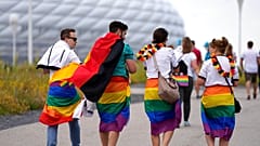Vor dem EM-Spiel Deutschland-Ungarn in München
