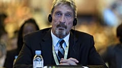 Foto de archivo de John McAfee en 2016