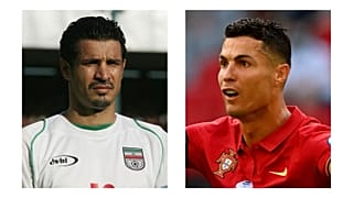 علی دایی و کریستیانو رونالدو