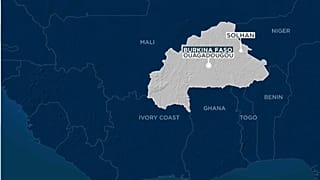 Burkina Faso haritası 