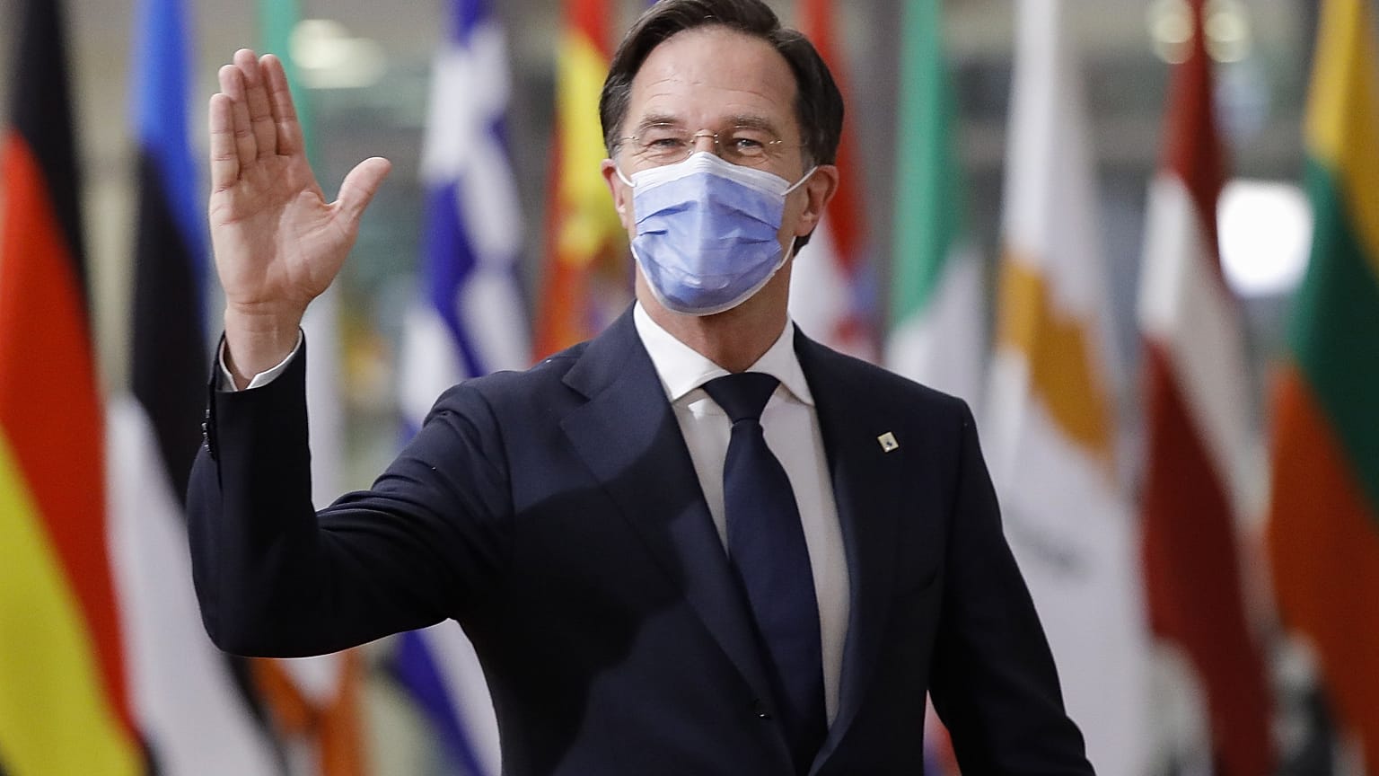 Brüsszel, 2021. május 24. - Mark Rutte holland miniszterelnök 