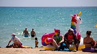 Am Strand von Mallorca im Juni 2021