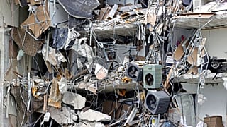 Edificio derrumbado en Miami Dade