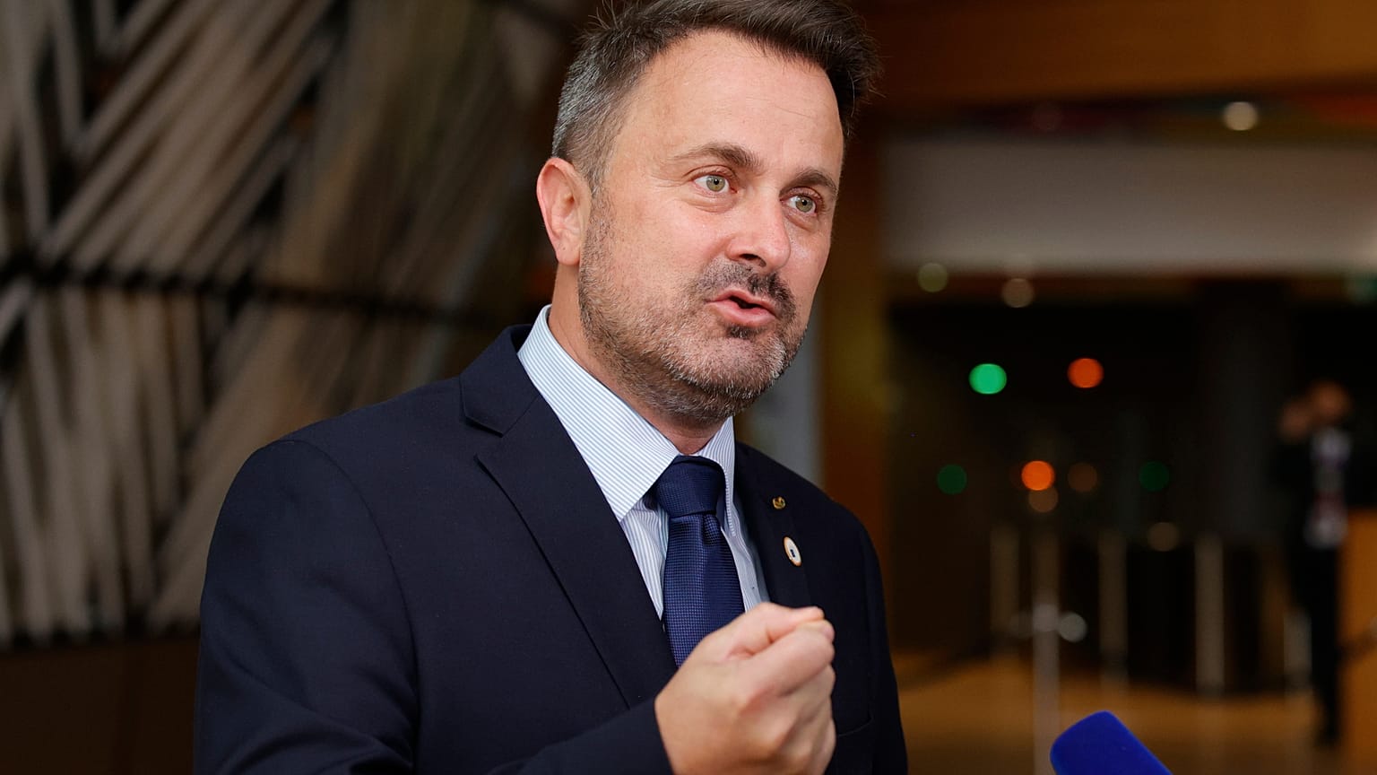 Xavier Bettel az EU-csúcson