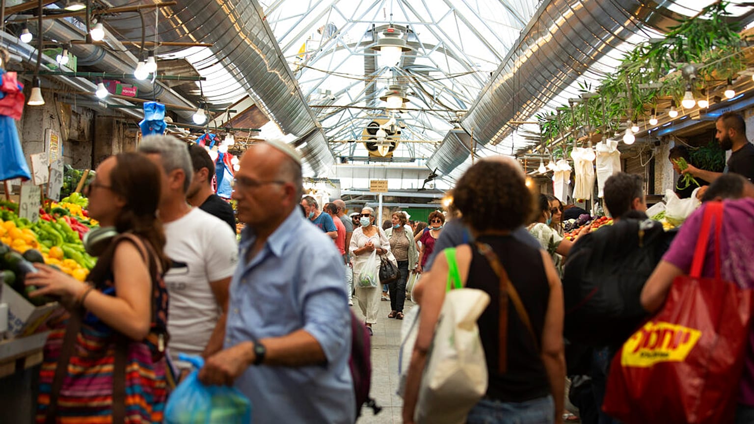 Mercado em Jerusalém