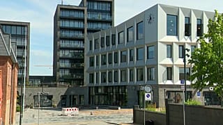 Police had cordoned off the scene in Middelfart on Friday.
