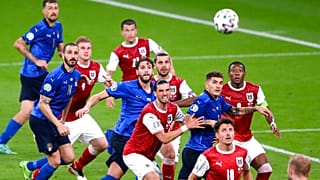 Italien gegen Österreich im Wembley-Stadion in London
