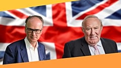 Matt Ridley, a recent guest on GB News and Andrew Neil the founder of the new channel.