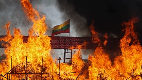 Myanmar authorities incinerate seized narcotics