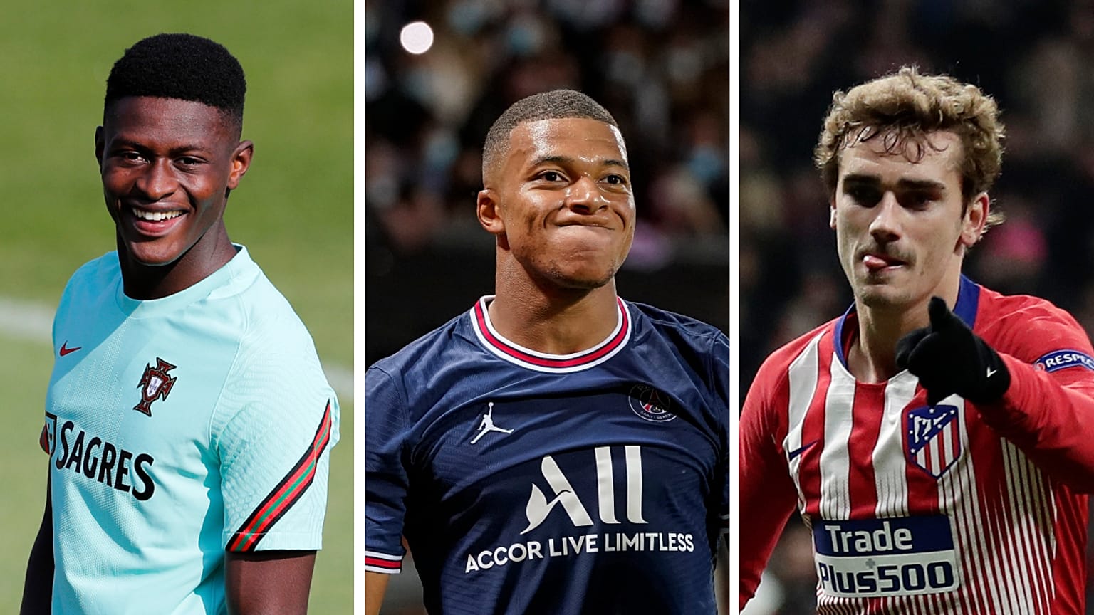 Nuno Mendes vai jogar com Mbappé e Griezmann volta a ser "colchonero"