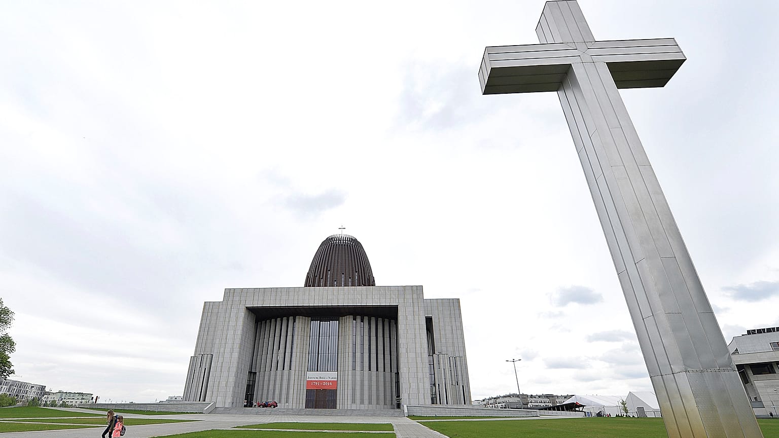 Temple of Divine Providence, a major church in the Polish capital,in Warsaw, Poland