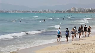 Una playa de Mallorca