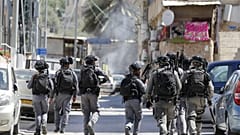 Forze di sicurezza israeliane a Gerusalemme Est