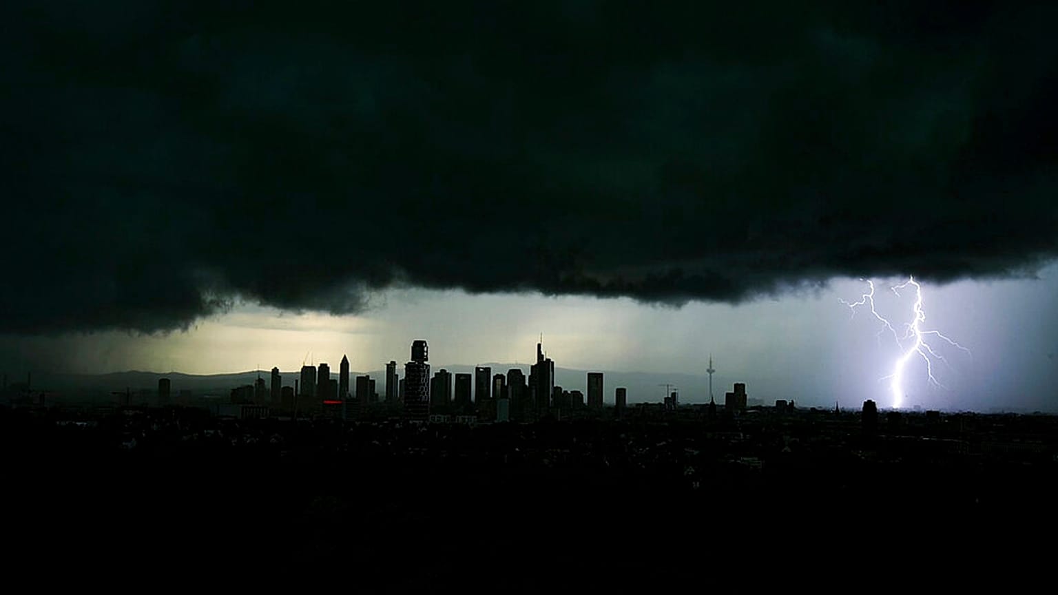 Gewitter in Frankfurt