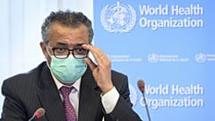 Ο γεν. δ/ντής του Παγκόσμιου Οργανισμού Υγείας, δρ Τέντρος Αντανόμ Γκεμπρεγεσούς.