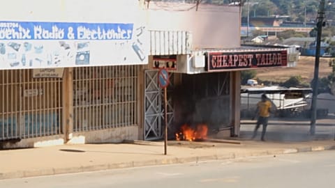 Estwatini protesters