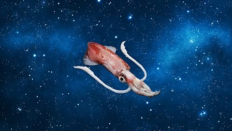 The baby Hawaiian bobtail squid were blasted into space earlier this month on a SpaceX resupply mission to the International Space Station.