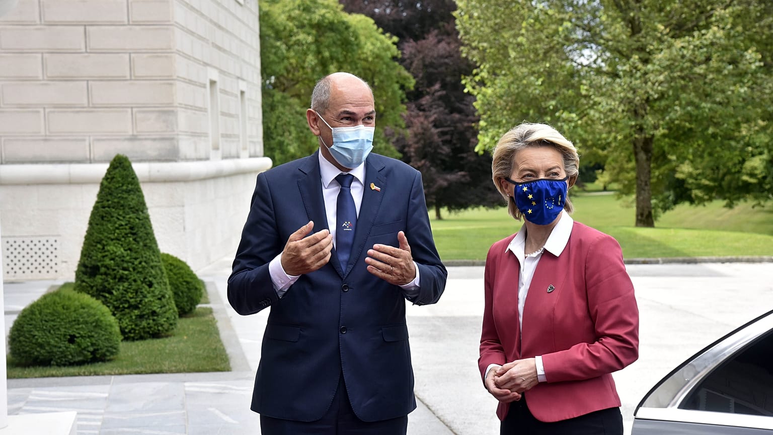PM Janez Janša met Commission President Ursula von der Leyen to inaugurate the Slovenian EU Council Presidency.