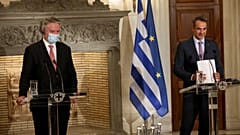 Greek Prime Minister Kyriakos Mitsotakis