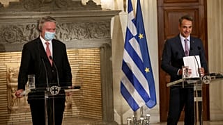 Greek Prime Minister Kyriakos Mitsotakis