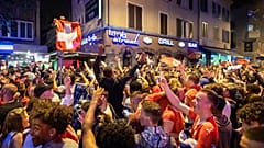 Schweizer Fans feiern