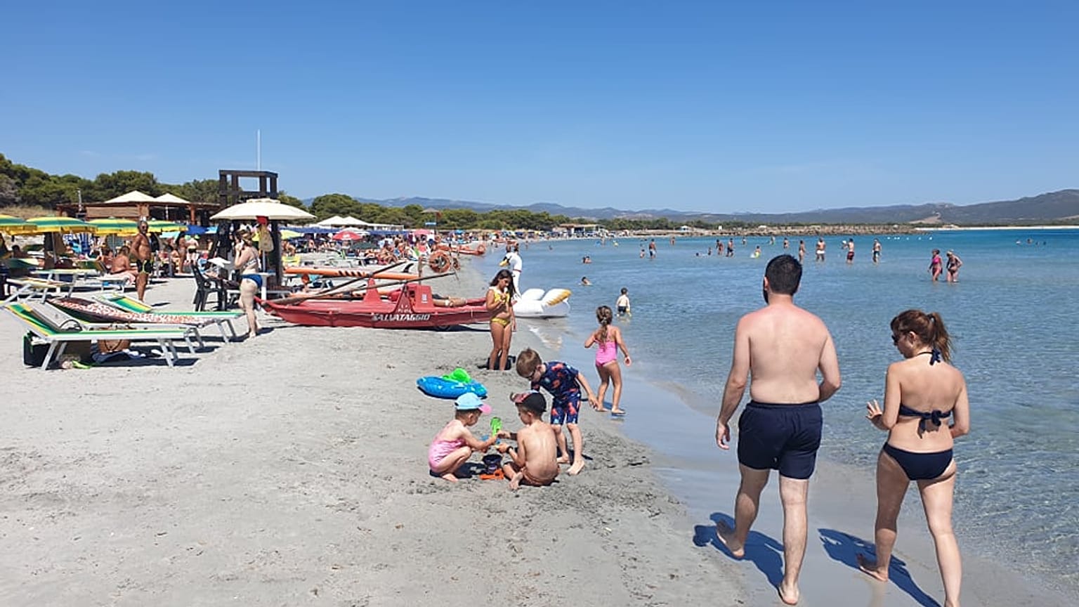 Egy átlagos szardíniai strand