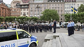 A minute of silence was held on the Stortorget square in Malmo on Thursday.