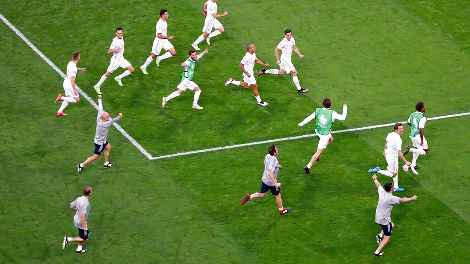 Espanha festeja a vitória