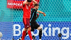 Fabian Schär vergab für die Schweiz den entscheidenden Elfmeter im EURO-2020-Viertelfinale gegen Spanien