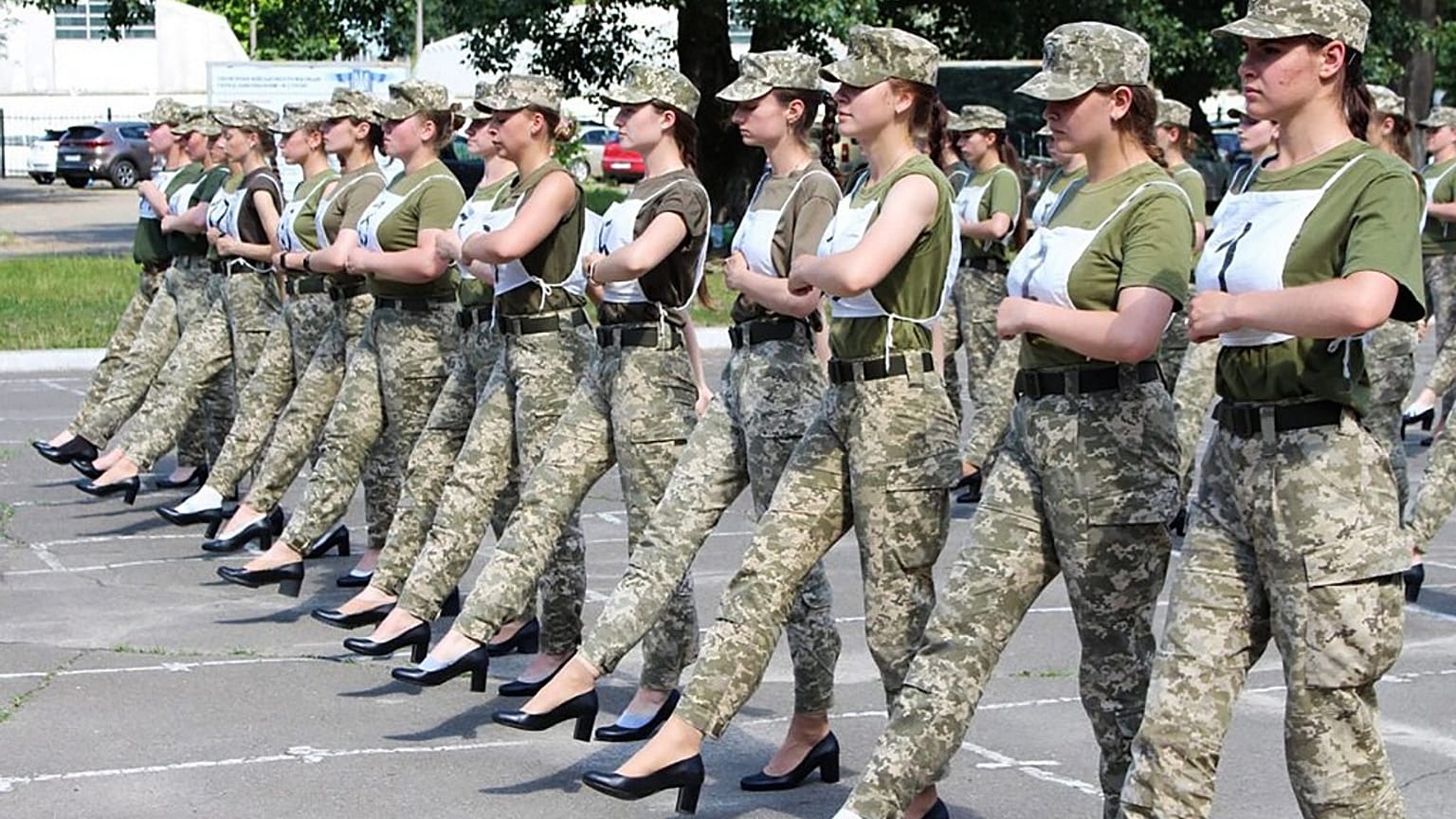 A handout photograph taken and released by the Ukrainian Defense ministry press-service on July 2, 2021
