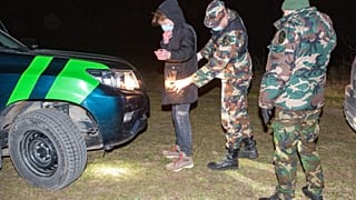 Belarus-Litvanya sınırı 