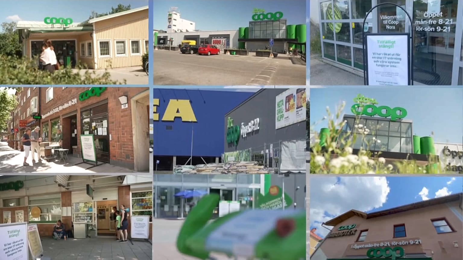 800 Coop-Filialen betroffen in Schweden