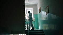 Ukrayna'da Covid-19 hastalarının tedavi gördüğü hastane (Arşiv)