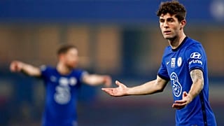 FC Chelsea Spieler Christian Pulisic im April 2021