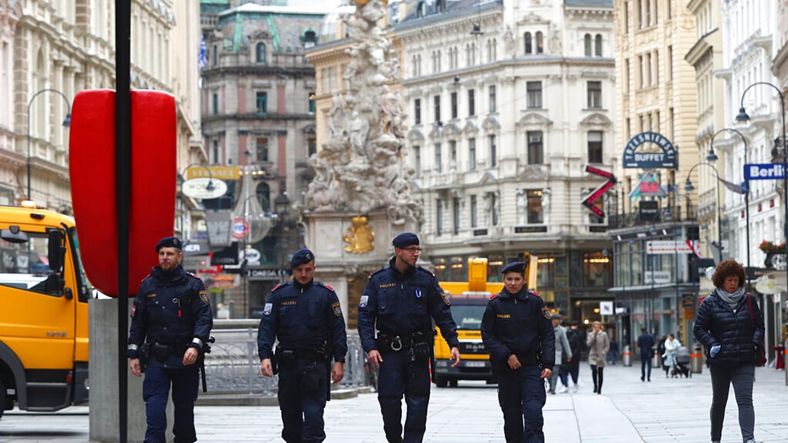 Polizei in Wien in Österreich - ARCHIV