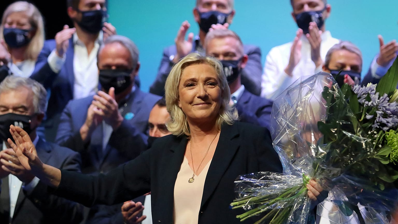 Ulusal Birlik Partisi lideri Marine Le Pen