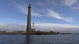 The lighthouse at Île Vierge (Virgin Island), Brittany is the tallest in Europe